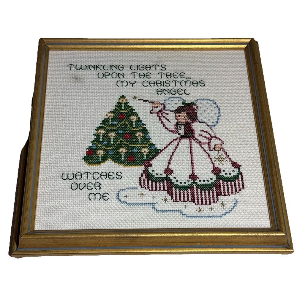 Astor Place Christmas cross stitch kit # HS126 Christmas Guardian Angel